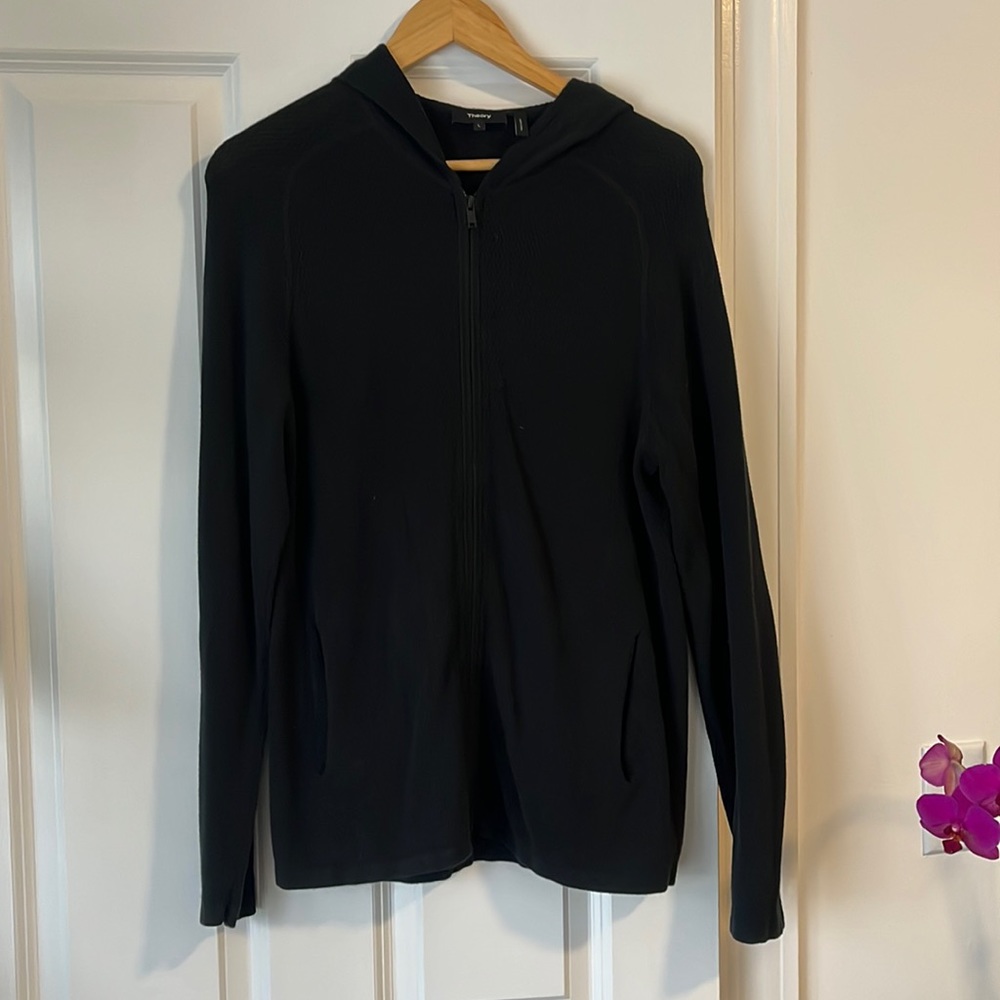 Mens hooded Theory zip up